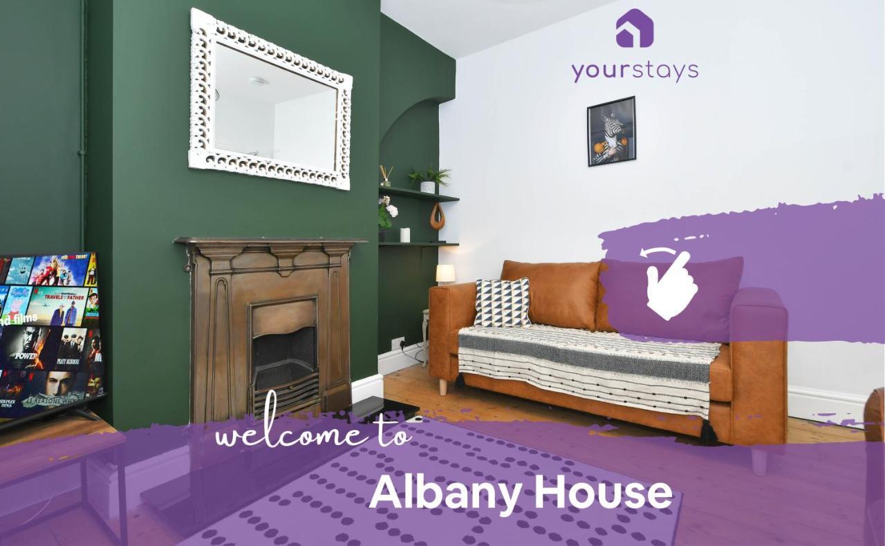 Albany House, Superb Townhouse, Gorgeous Design, Heart Of Newcastle-Under-Lyme Villa Stoke-on-Trent Exterior foto